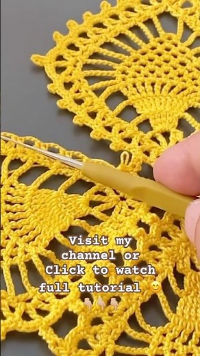 Unique 💛Pineapple Crochet Motif Simple Runner, Blouse Tutorial