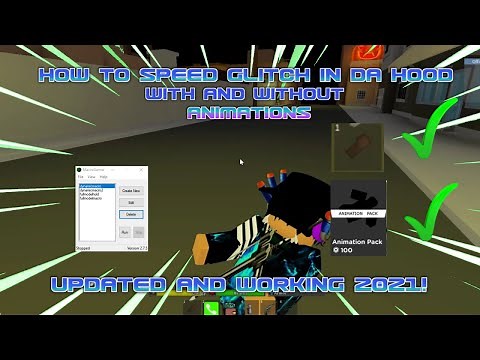 HOW TO SPEED GLITCH IN DA HOOD (UPDATED AND WORKING 2021)