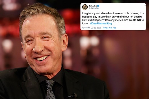 What did Tim Allen say about the ‘dead’ rumors about him?