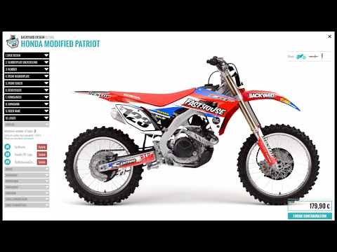 Backyard Design ID-Tool Tutorial english - Motocross graphics configurator