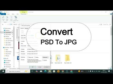 Convert JPG File To PSD File | Convert PSD File To JPG File Online Free