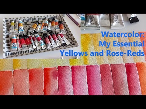 My portraitist's palette. Daniel Smith,Holbein,Winsor&Newton,Sennelier,Van Gogh. I swatch+talk.Part1