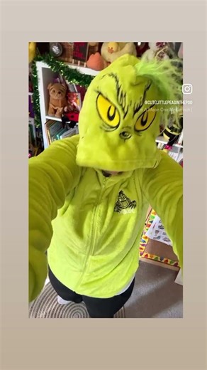 Grinch day #preschoollearning