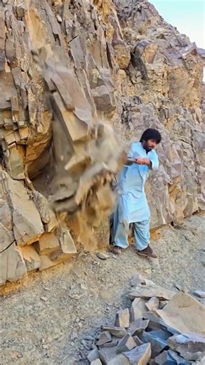 Stone Meets Ultimate Force 💥 | Watch It Explode #StoneSmash #RockCrush #PowerImpact