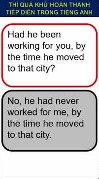 Past Perfect Continuous Tense in English