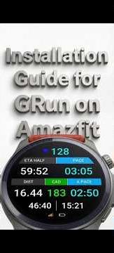 How to Install GRun on Amazfit Watches (Zepp OS) | Full Setup Guide 2026 #GRun #marathon #sports