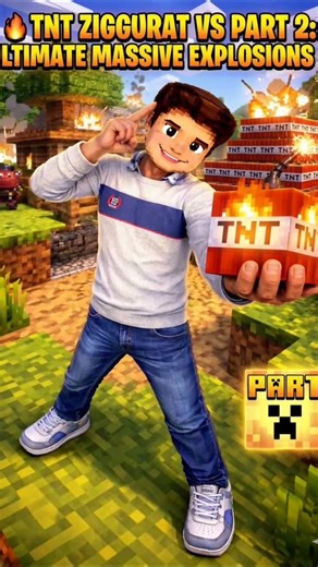 •“Minecraft TNT Dhamaka 💣 Biggest Blast Ever 😱”•“Minecraft Hindi Survival 🔥 Dhamaka King Gameplay”