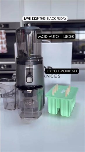 MOD Cold Press Auto+ and Icy Pole Set Bundle , the perfect kitchen combo #mumlife #juicing #health