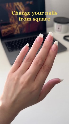 Nail Shaping Tutorial: Square ➡️ Almond