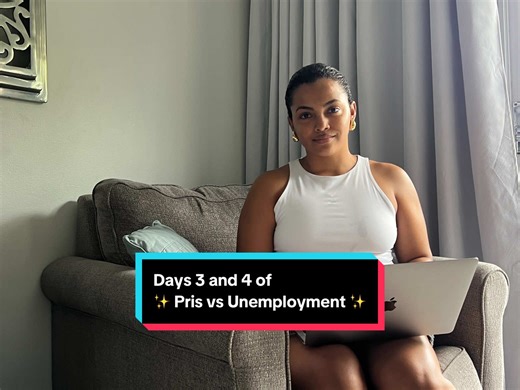 Days 3 and 4 of ✨ Pris vs Unemployment ✨ In today’s episode: Treadmills, gungo peas soup, coffee hyperfixation, a LinkedIn tip and being the CEO of my life 🦋 #remotework #wfh #remoteworkjamaica #jobloss #workfromanywhere