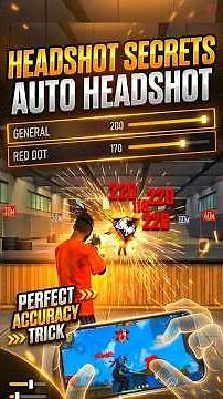 Secret No Recoil Headshot Sensitivity Settings 😱 #shortsfeed