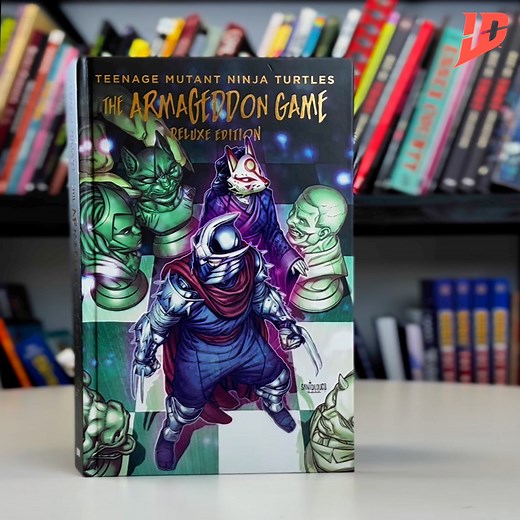 Signed by the creators, packed with extras, and made for die-hard TMNT fans. The Armageddon Game deluxe edition won’t last long! | IDW Publishing