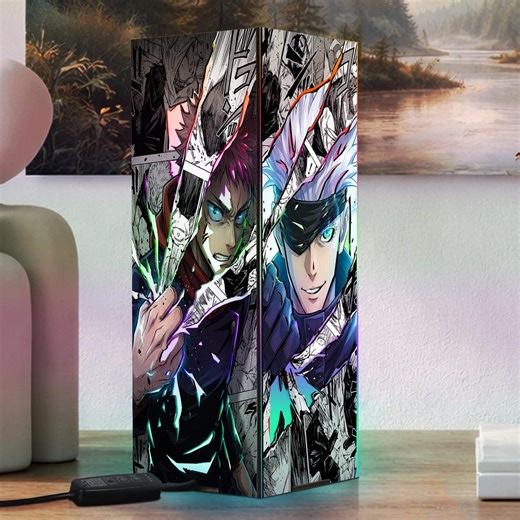 Satoru Gojo Itadori Night Light 3D LED Anime, Geto Jjk Wood Lamp, Anime Lamp, Anime LED Night Light - Etsy UK
