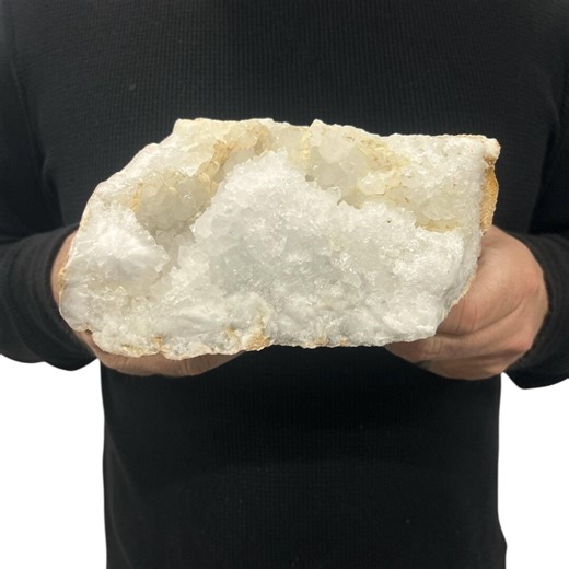 Large Natural Broken Moroccan Geode White | Clear Quartz Crystals 7” 3.9 Lbs - Etsy