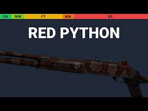 XM1014 Red Python - Skin Float And Wear Preview