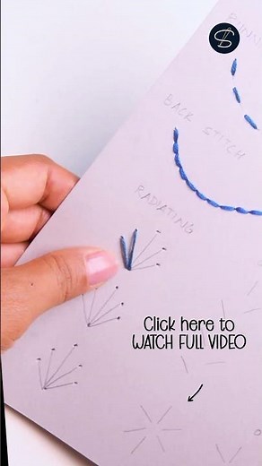 Turn Plain Paper Into Embroidery Art (FULL video link in comments)