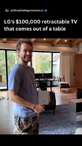 LG’s rollable TV, known as the LG Signature OLED R, represents a groundbreaking leap in television design and technology. Featuring a unique OLED panel that can roll up and retract into its base, this TV combines the flexibility of modern display technology with a minimalist, space saving design. When fully extended, the 65-inch screen offers stunning 4K resolution, perfect black levels, and vibrant colors, typical of OLED technology. The rollable feature allows users to hide the screen complete