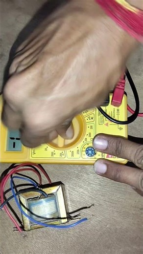 😱😱#shorts #youtubeshorts #viral #cheak a transformer use to digital multimeter.