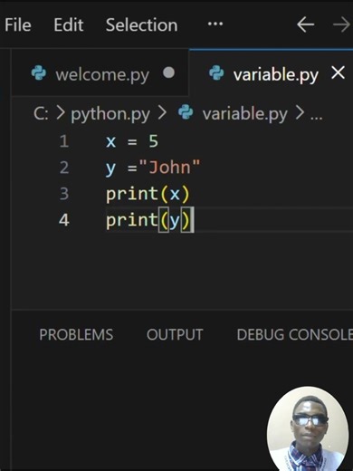 🔥 You Can’t Code? Start Here—Print Your Name & Number in Python in 10 Seconds! ⚡
