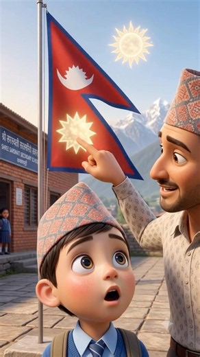 किन नेपालको झण्डा अनौठो छ? Why Is Nepal's Flag Unique? 🇳🇵#learn #facts #knowledge