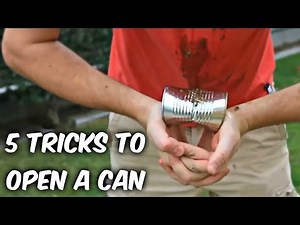 5 Cool Tricks to Open a Can - Compilation