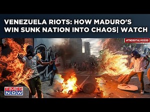 Venezuela Riots: Protests, Clashes, Tear Gas Fired| Why Maduro's 'Win' Sunk Nation Into Chaos| Watch