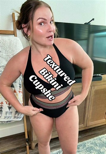 High Waisted Textured Bikini Review and Fit Guide