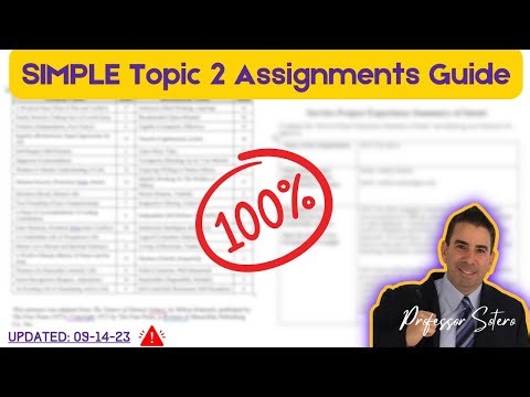 Get Ahead in Topic 2 with THIS Simple Assignment Guide
