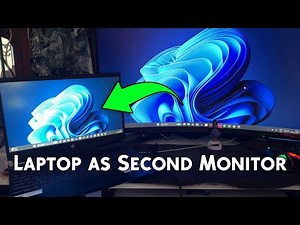 Turn Your Laptop Into A SECOND Screen On Windows 11 or 10!