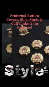 Fratline offers a unique selection of fraternal cuff links, button covers and shirt studs. Check them out here: https://www.fratline.net/product-category/gents-masonic-fraternal-jewelry/masonic-fraternal-button-covers-studs-cuff-link-sets/ | Fratline Emblematics
