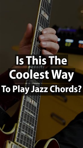 Jens Larsen 🎸 | Is This The Coolest Way To Play Jazz Chords 😎 #guitar Playing chords and walking bass is one of the most fun ways to play a complete groove... | Instagram