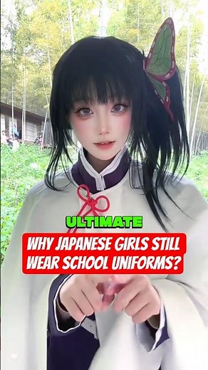 Why Japanese Girls STILL Wear School Uniforms? 🇯🇵 #shorts #japan