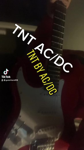 TNT by AC/DC #TNT #electricguitar #guitar #1string #fyp #acdc #acdctnt