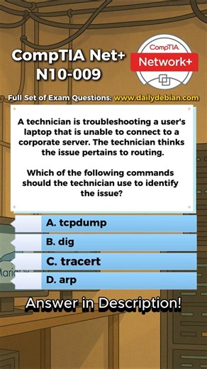 CompTIA Network+ (N10-009) Exam-Style Practice Question 2026