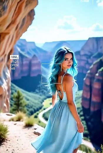 Mesmerizing transformation!Beautiful girl becomes a blue dragon! 🐉✨ #dragon #FantasyVibes #Shorts