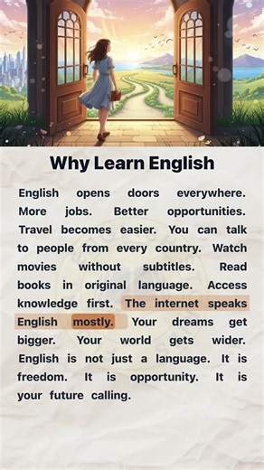 Why English | English Reading and Listening Practice