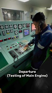 Main Engine Testing Ahead and Astern @Engine Control Room #marineengineer | Christoper Pimentel