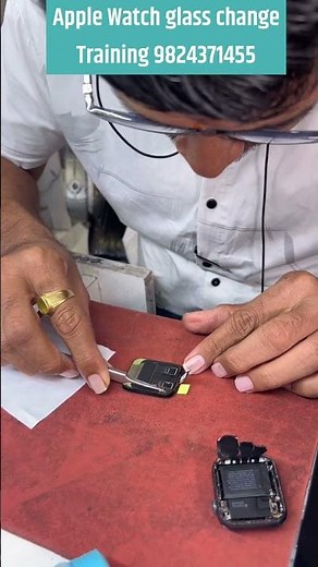 Apple I watch glass change training || Apple Watch repair training #iphonedisplay #applewatch