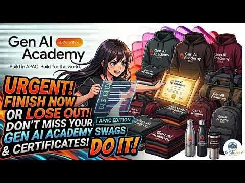 90% Will Miss This! Complete These Steps or Lose Gen AI Academy APAC Swags & Certificates & More