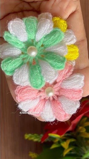 Woww🌸🌼very easy crochet flower pattern 🌿step by step tutorial #crochet #flower #woolenflower