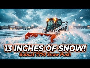 Surviving a Snowstorm: Bobcat Snow Clearing in Action!