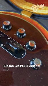4.3K views · 148 reactions | A unique Les Paul model from 1970… Full details and pricing: https://www.elderly.com/products/gibson-les-paul-personal-1970 | Elderly Instruments | Facebook