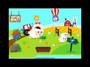 Candybots Play with Farm Animals: Learning About Sheep | Boopanpankids