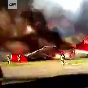This Peruvian Airlines plane burst into flames after landing; all passengers were evacuated and there were no deaths or serious injuries | CNN