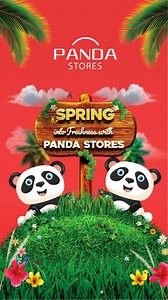 Shop Smarter and Live Better at Panda Stores, visit our stores today! 😅🐼 #PandaStores #shopsmarter #livebetter #spring 🌻 | Panda Stores