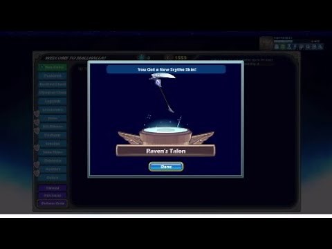NEW *FREE* RAVENS TALON SCYTHE SKIN!!!|Brawlhalla Gameplay