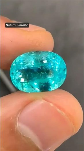 Natural Paraiba gemstone bluish #tourmaline #blue #gemstone