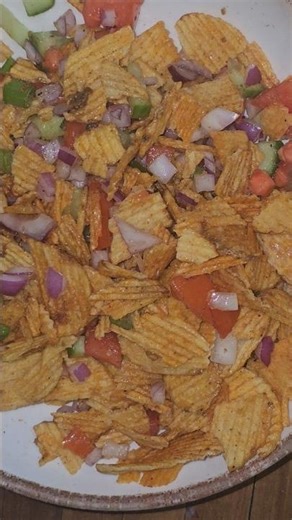 😋🥄lays chaat | chips chaat | wafer chaat | cooking without fire