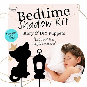 Shadow Puppet Story Kit: DIY Silhouette Templates (digital Download) - Etsy