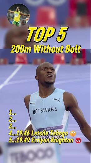 Top 5 Fastest 200m Times Without Usain Bolt in Sprinting History!